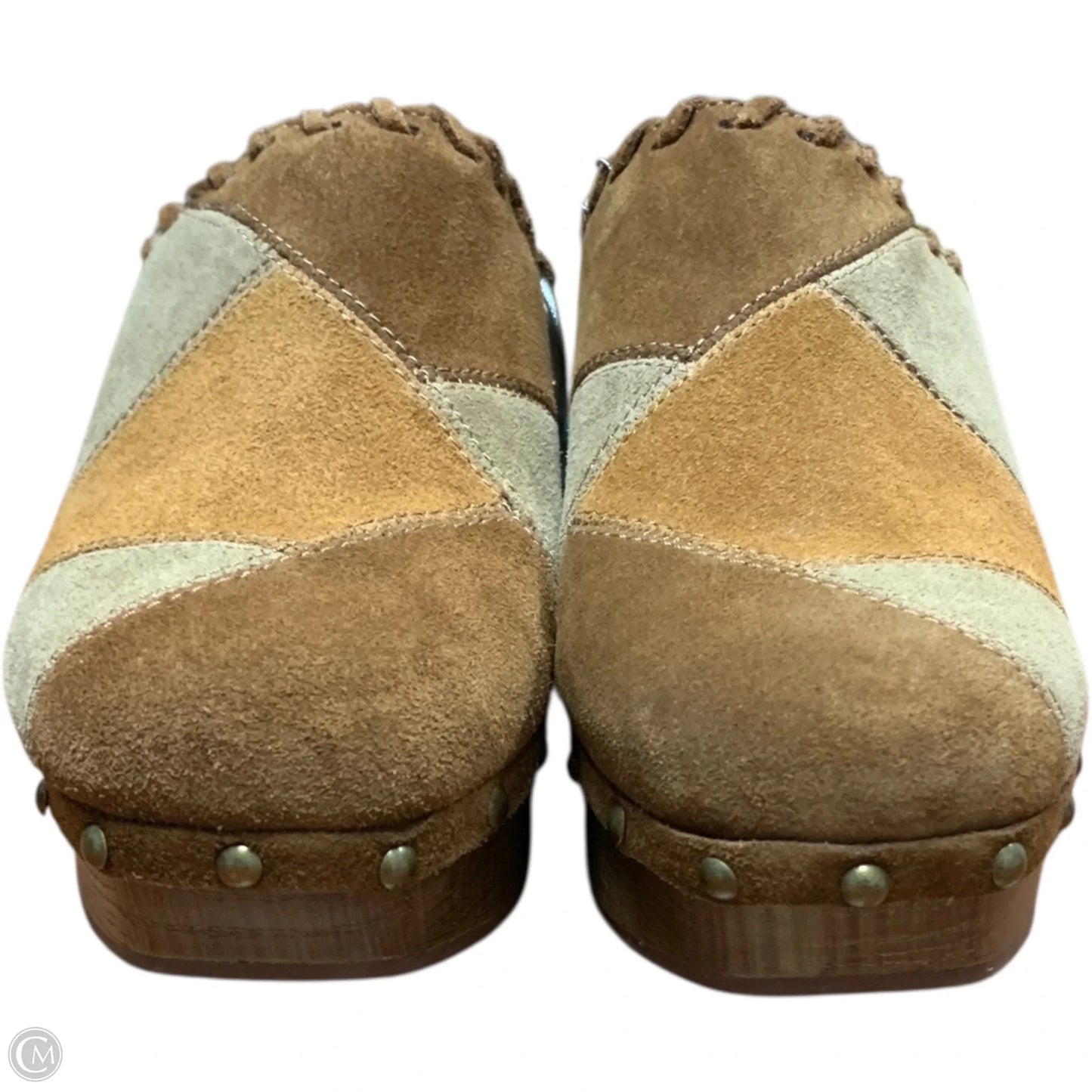 Shoes Heels Block By Nine West In Brown, Size: 9.5