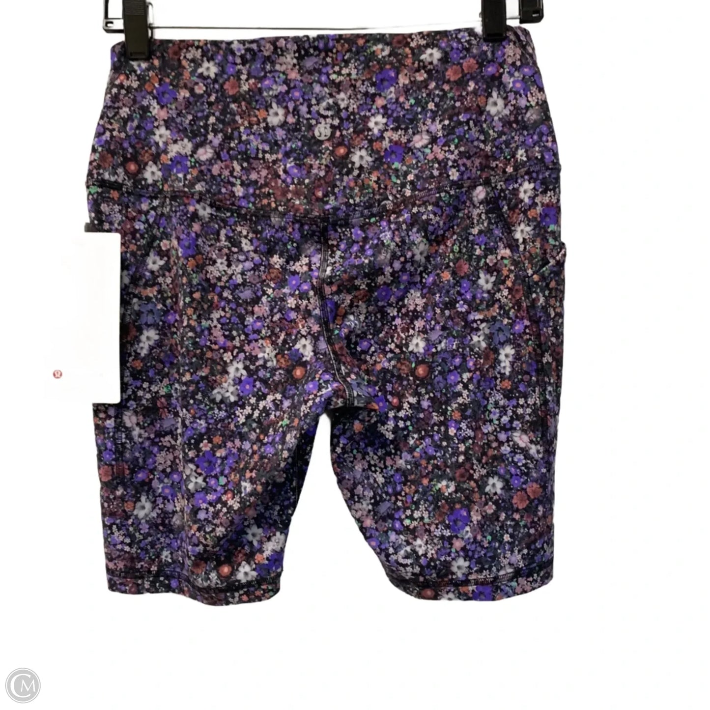 Athletic Shorts By Lululemon In Floral Print, Size: M