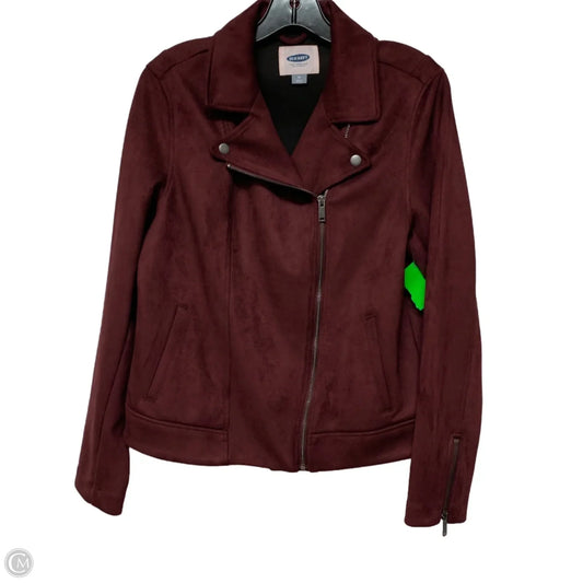 Jacket Moto By Old Navy In Red, Size: M