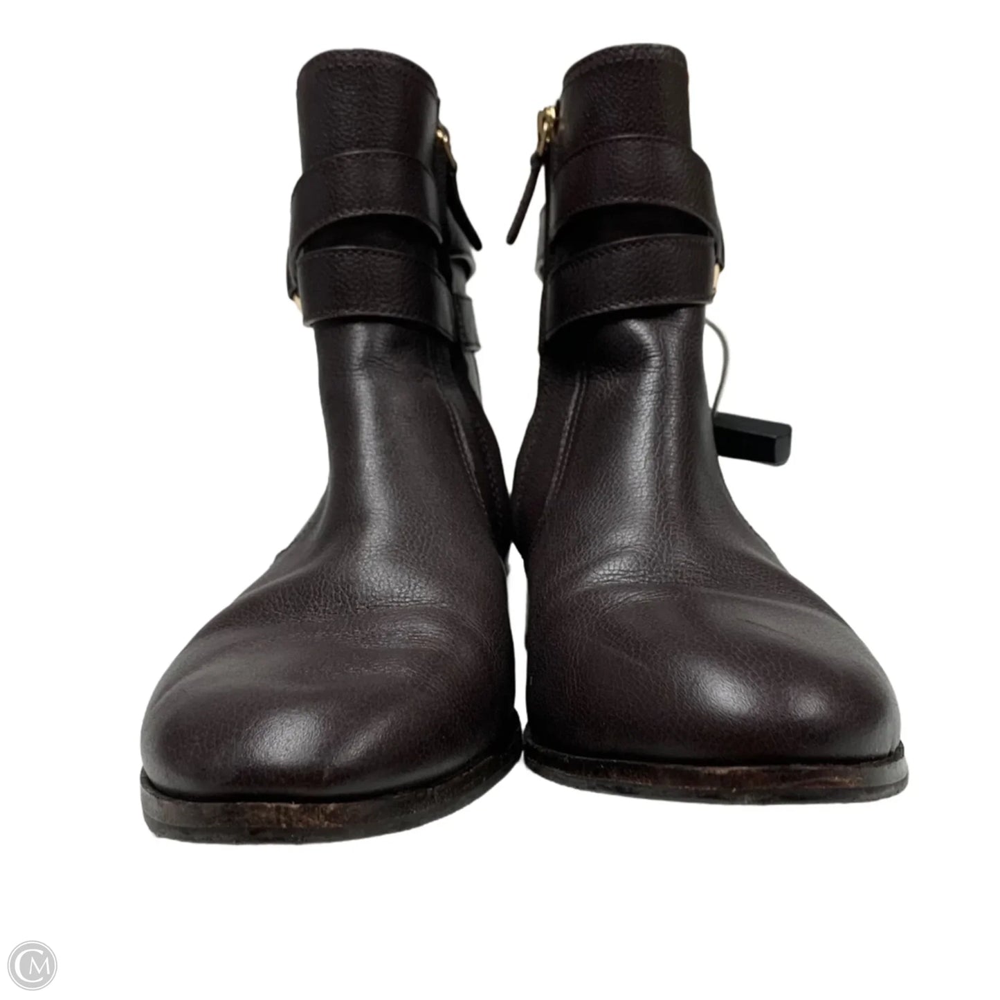 Boots Designer By Tory Burch In Brown, Size: 10