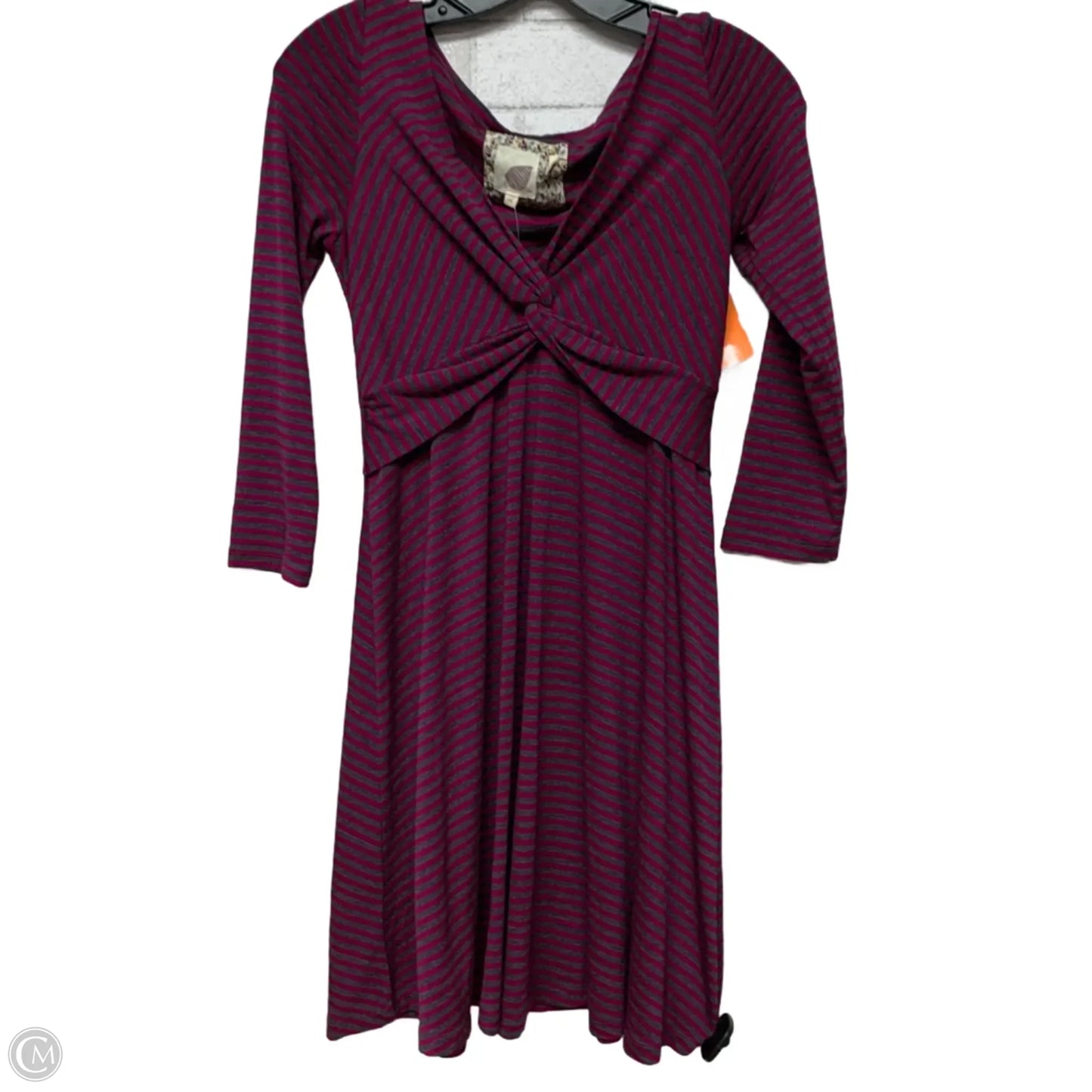Dress Casual Midi By Anthropologie In Striped Pattern, Size: Xs