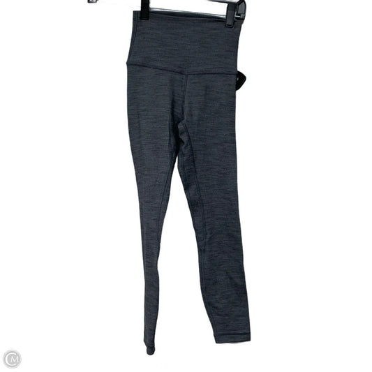 Athletic Leggings By Lululemon In Grey, Size: Xs