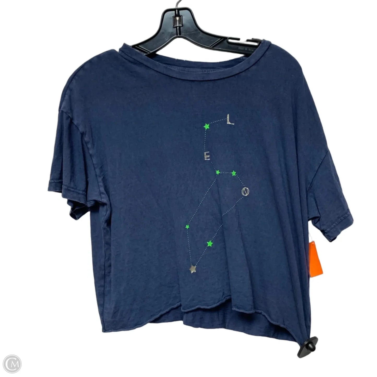 Top Short Sleeve By Aerie In Blue, Size: Xs