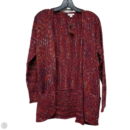 Sweater Cardigan By J. Jill In Multi-colored, Size: S