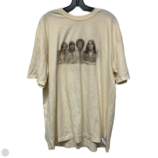 Top Short Sleeve By Comfort Colors In Cream, Size: 2x