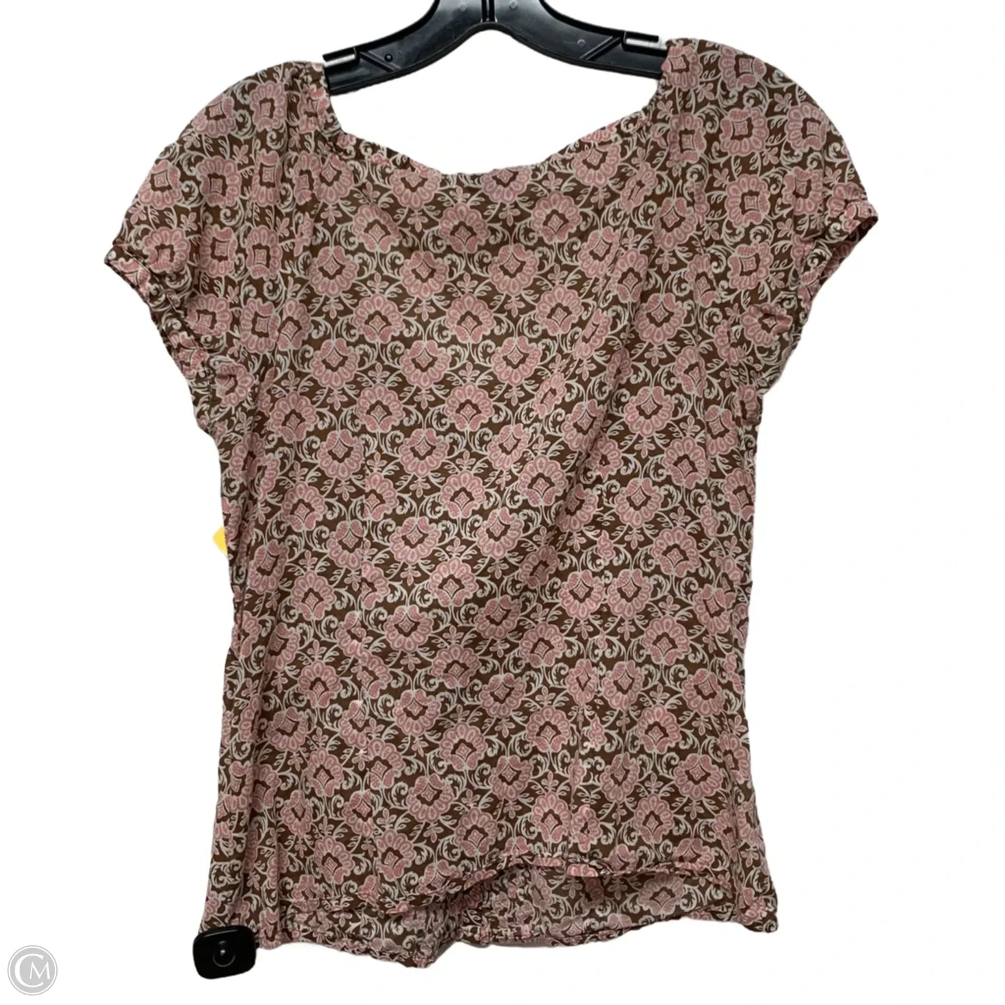Top Short Sleeve By Loft In Pink, Size: S