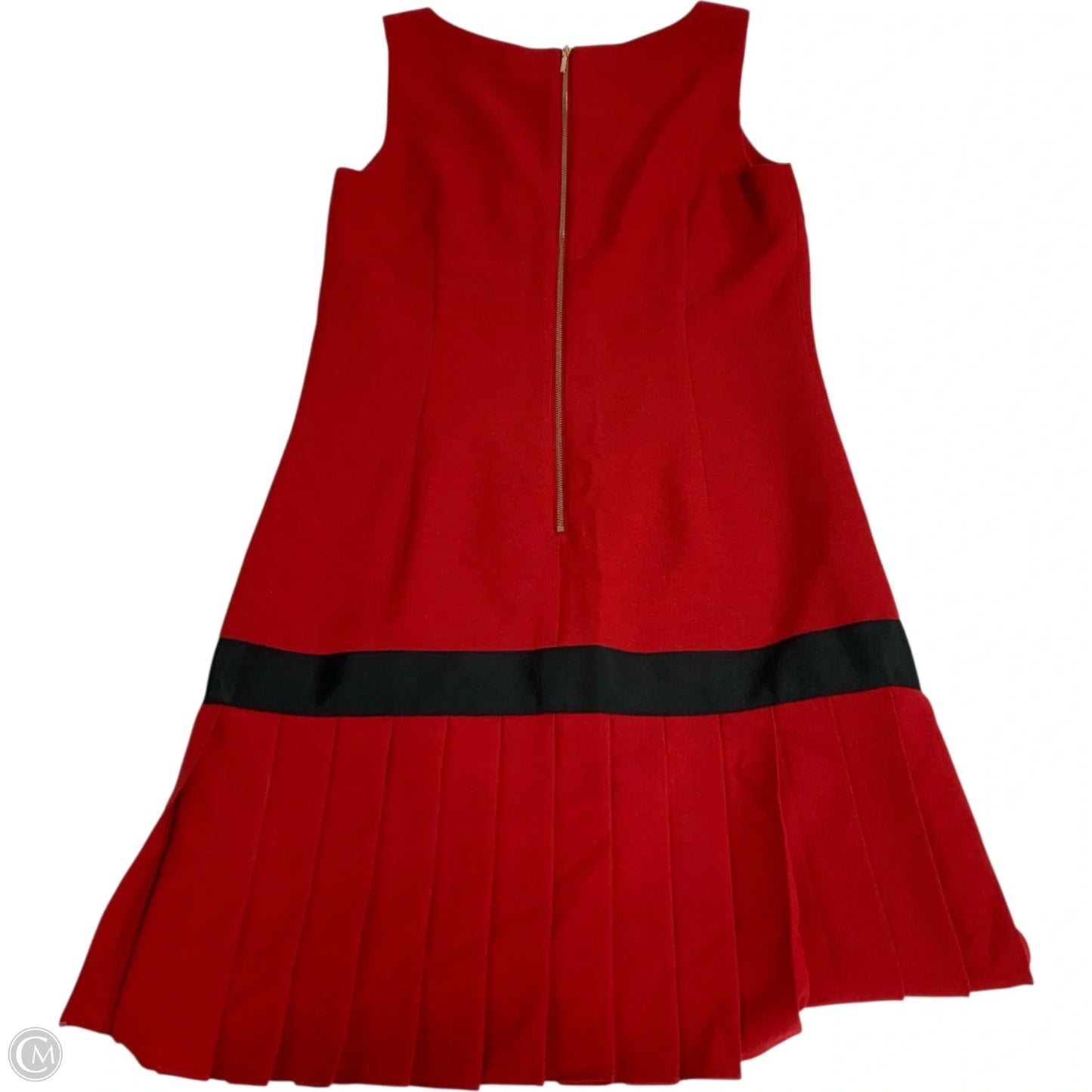 Dress Designer By Karl Lagerfeld In Red, Size: S