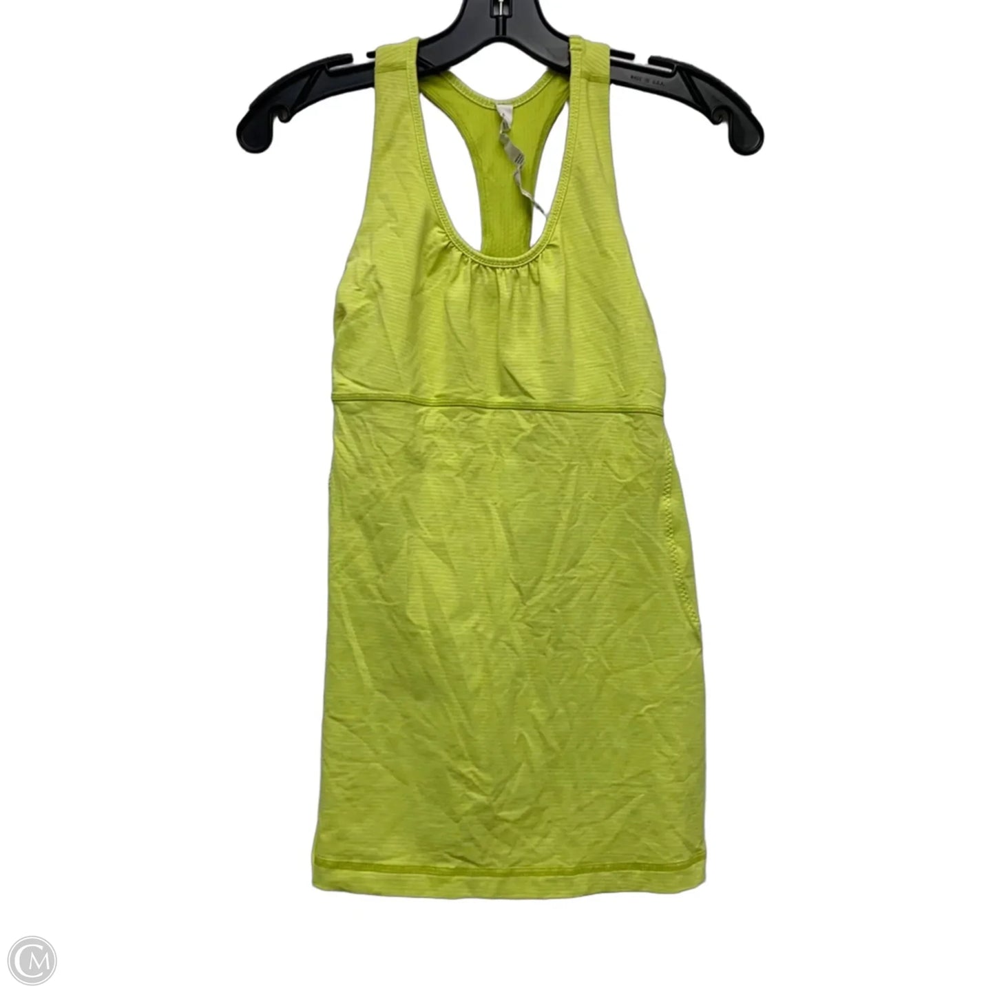 Athletic Tank Top By Lululemon In Yellow, Size: M
