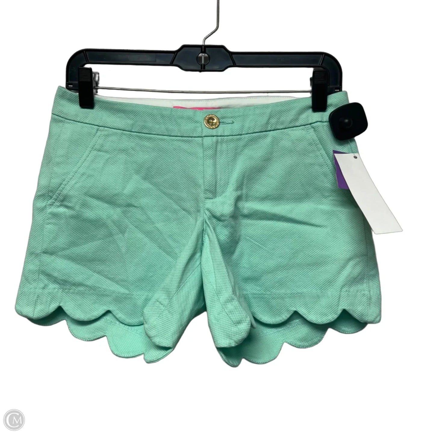 Shorts Designer By Lilly Pulitzer In Green, Size: 0
