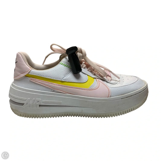 Shoes Sneakers By Nike In Pink & White, Size: 6.5