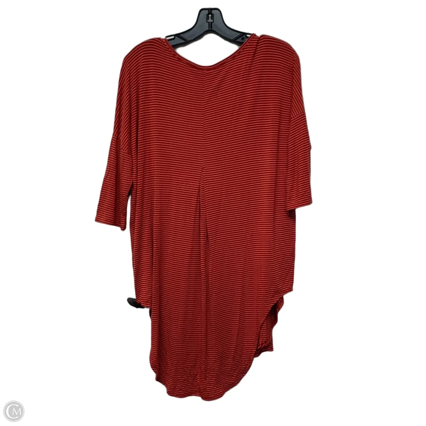 Tunic Short Sleeve By Floreat In Striped Pattern, Size: S