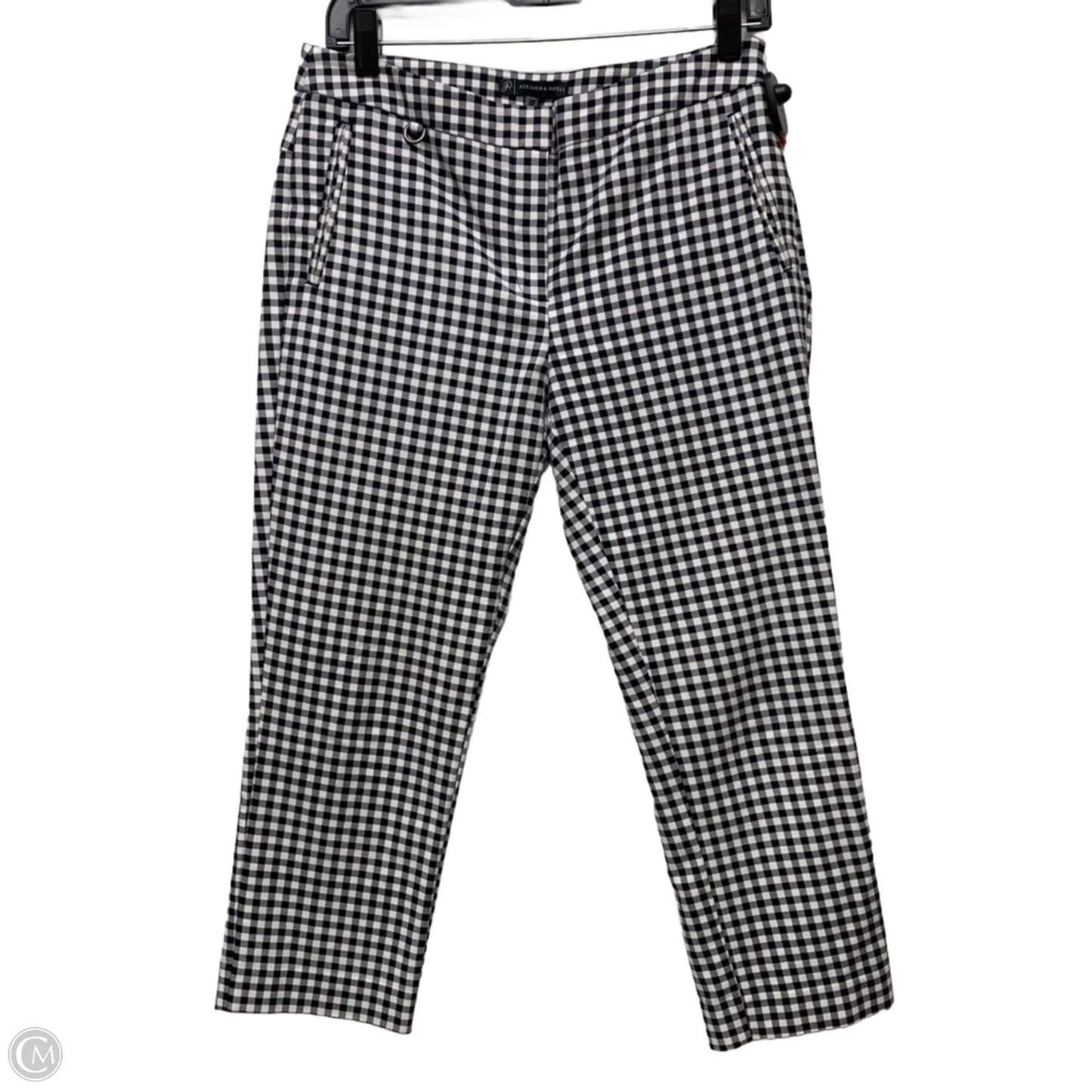 Pants Dress By Adrianna Papell In Blue & White, Size: 6