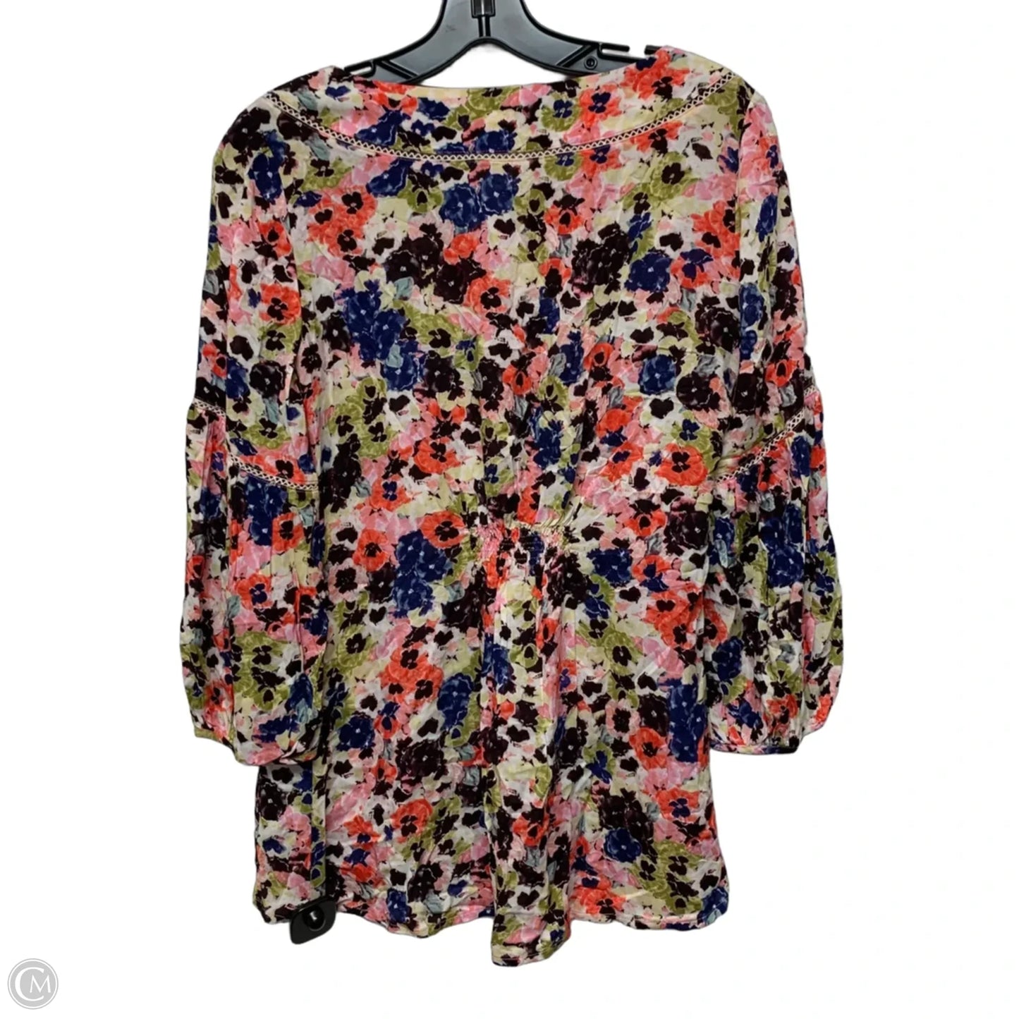 Top Long Sleeve By Maeve In Floral Print, Size: S