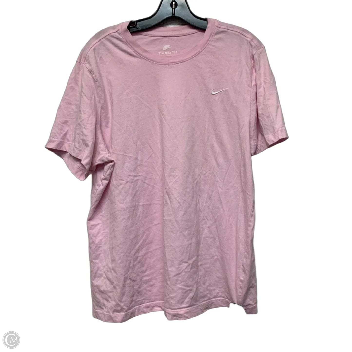 Top Short Sleeve By Nike Apparel In Pink, Size: L
