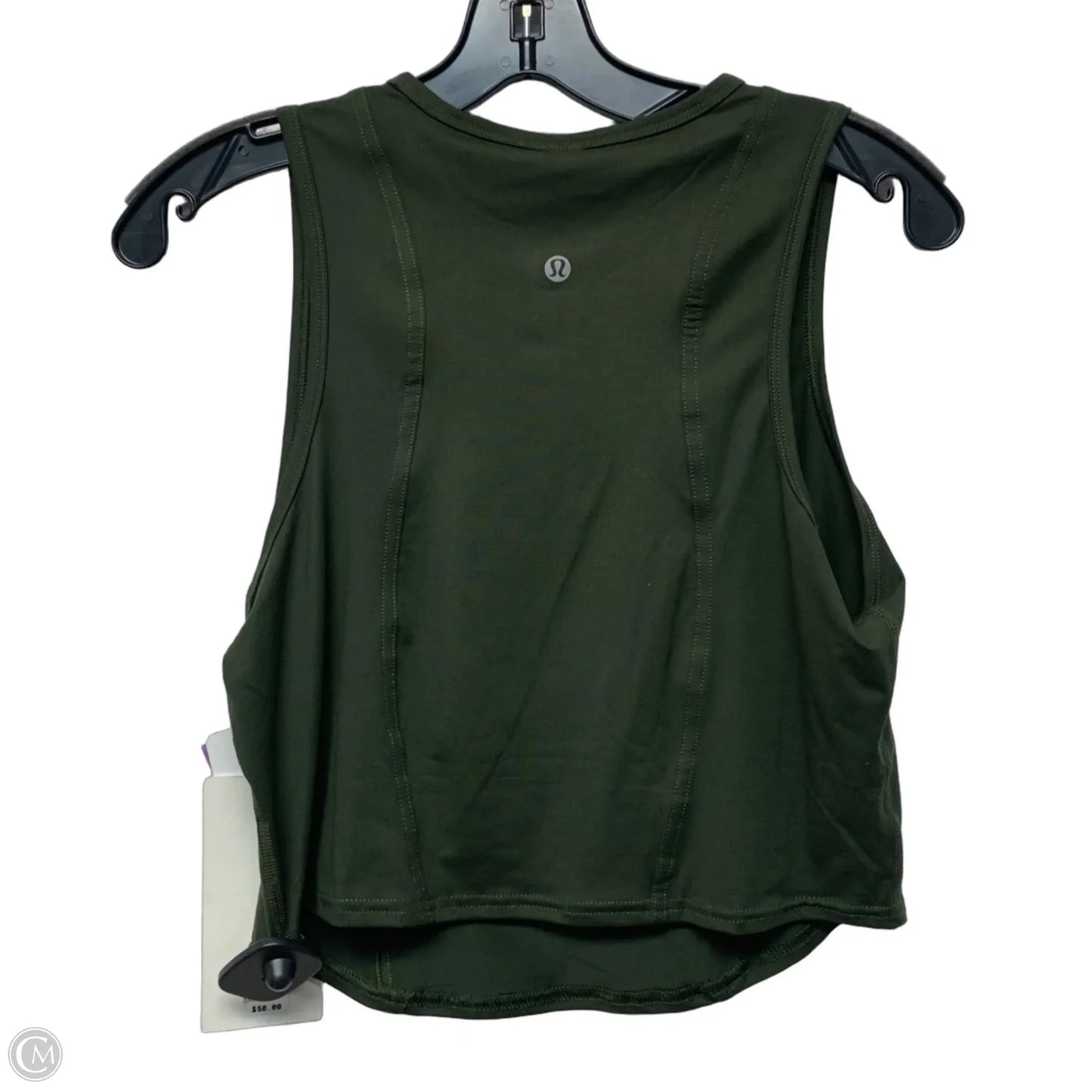 Athletic Tank Top By Lululemon In Green, Size: L