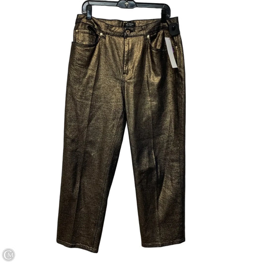 Jeans Designer By Kate Spade In Blue & Gold, Size: 12