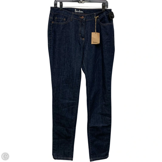 Jeans Straight By Boden In Blue Denim, Size: 14
