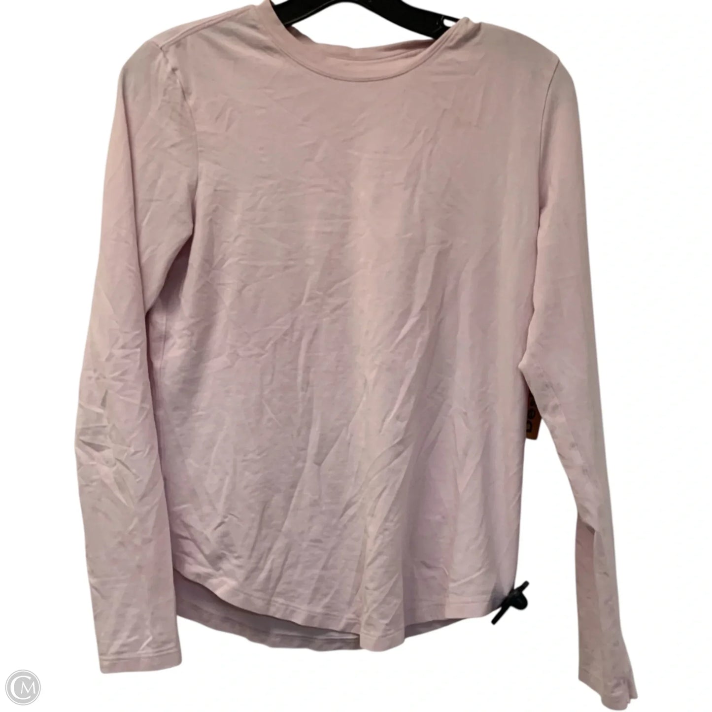 Athletic Top Long Sleeve Crewneck By Lululemon In Pink, Size: Xs