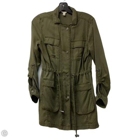 Jacket Utility By Cato In Green, Size: Xs