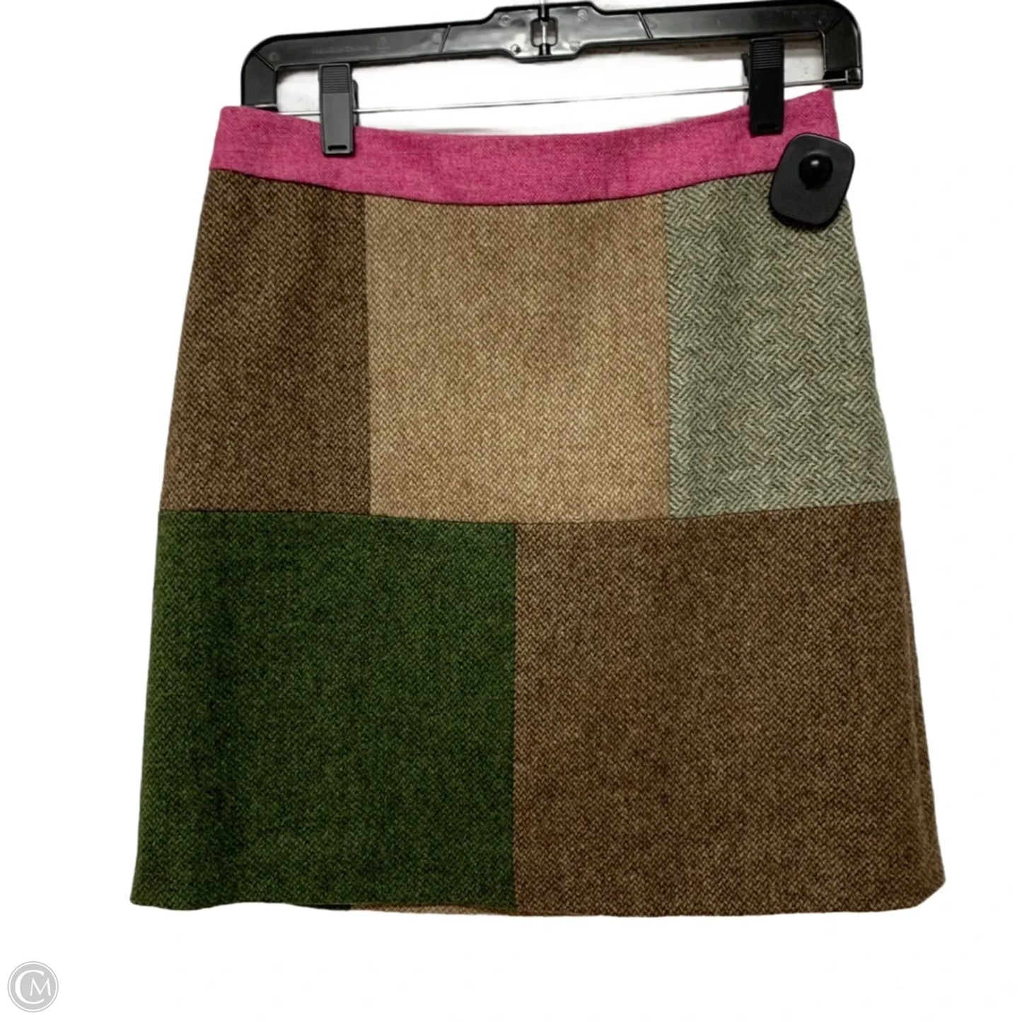 Skirt Mini & Short By Brooks Brothers In Brown & Green, Size: 0