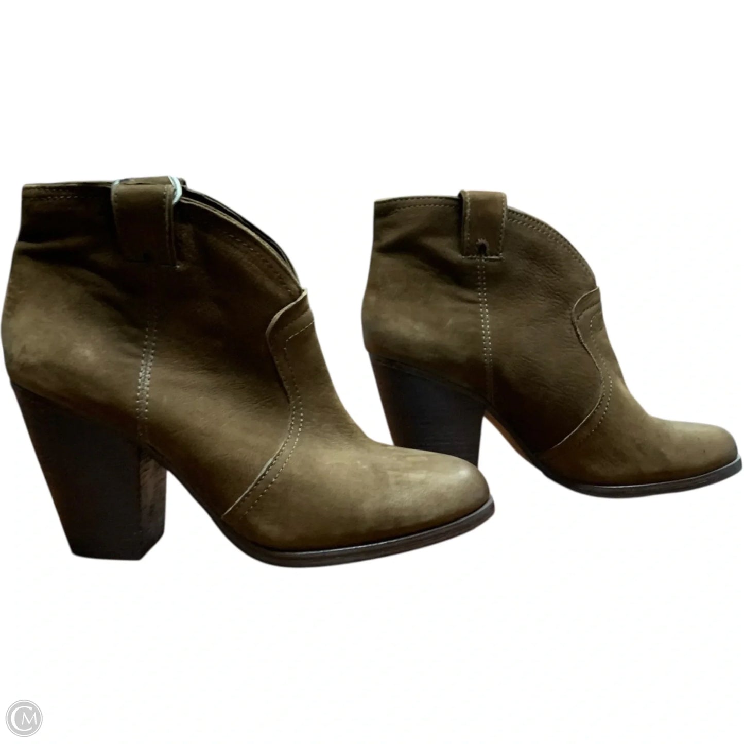 Boots Ankle Heels By Vince Camuto In Brown, Size: 10