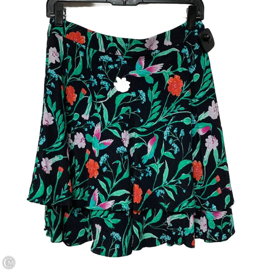 Skirt Designer By Kate Spade In Floral Print, Size: S
