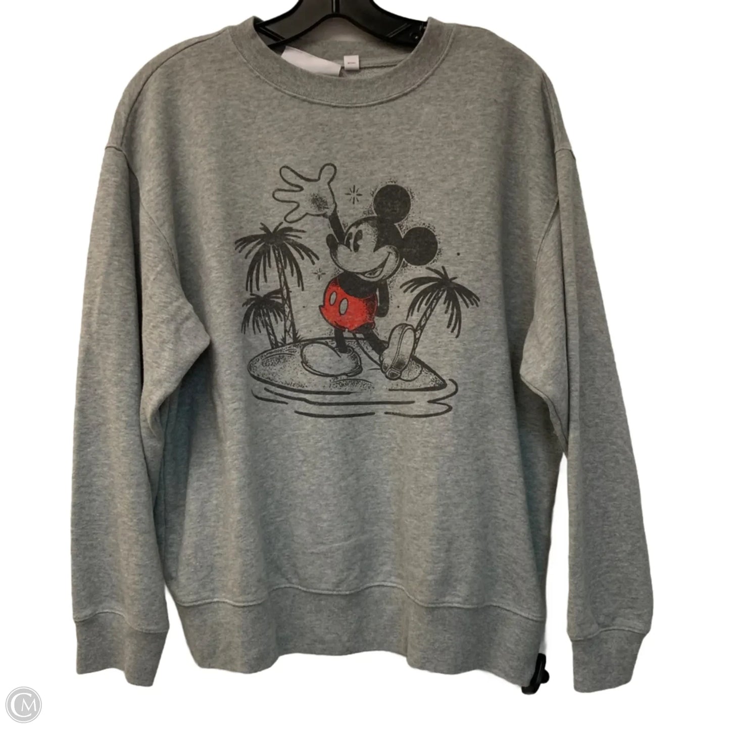 Sweatshirt Crewneck By Gap In Grey, Size: M