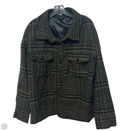 Coat Other By Cresent In Black & Green, Size: L
