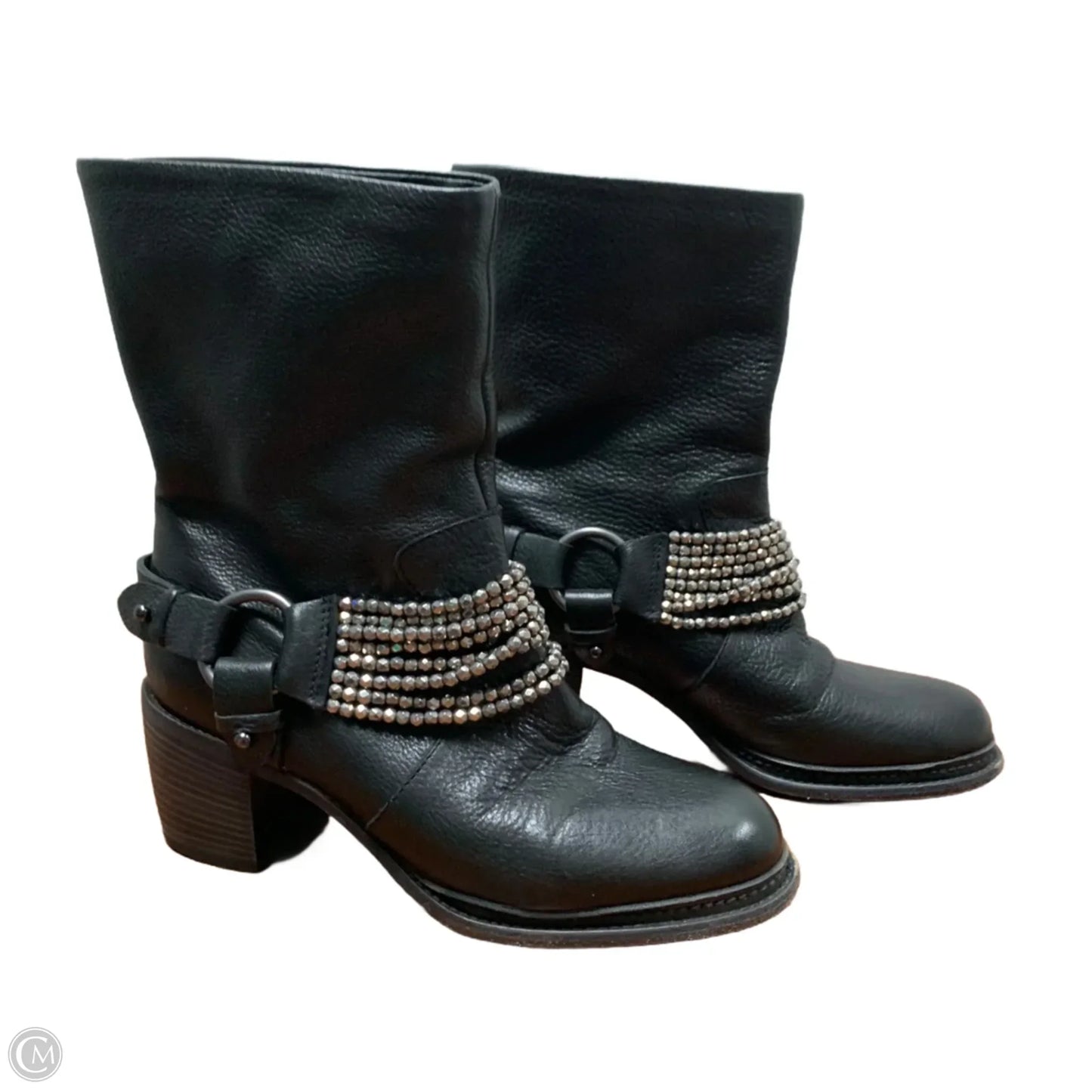 Boots Designer By Vera Wang In Black, Size: 7