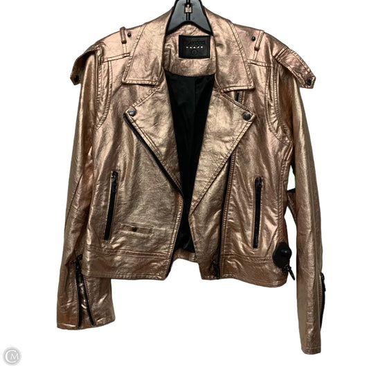 Jacket Moto By Blanknyc In Rose Gold, Size: S