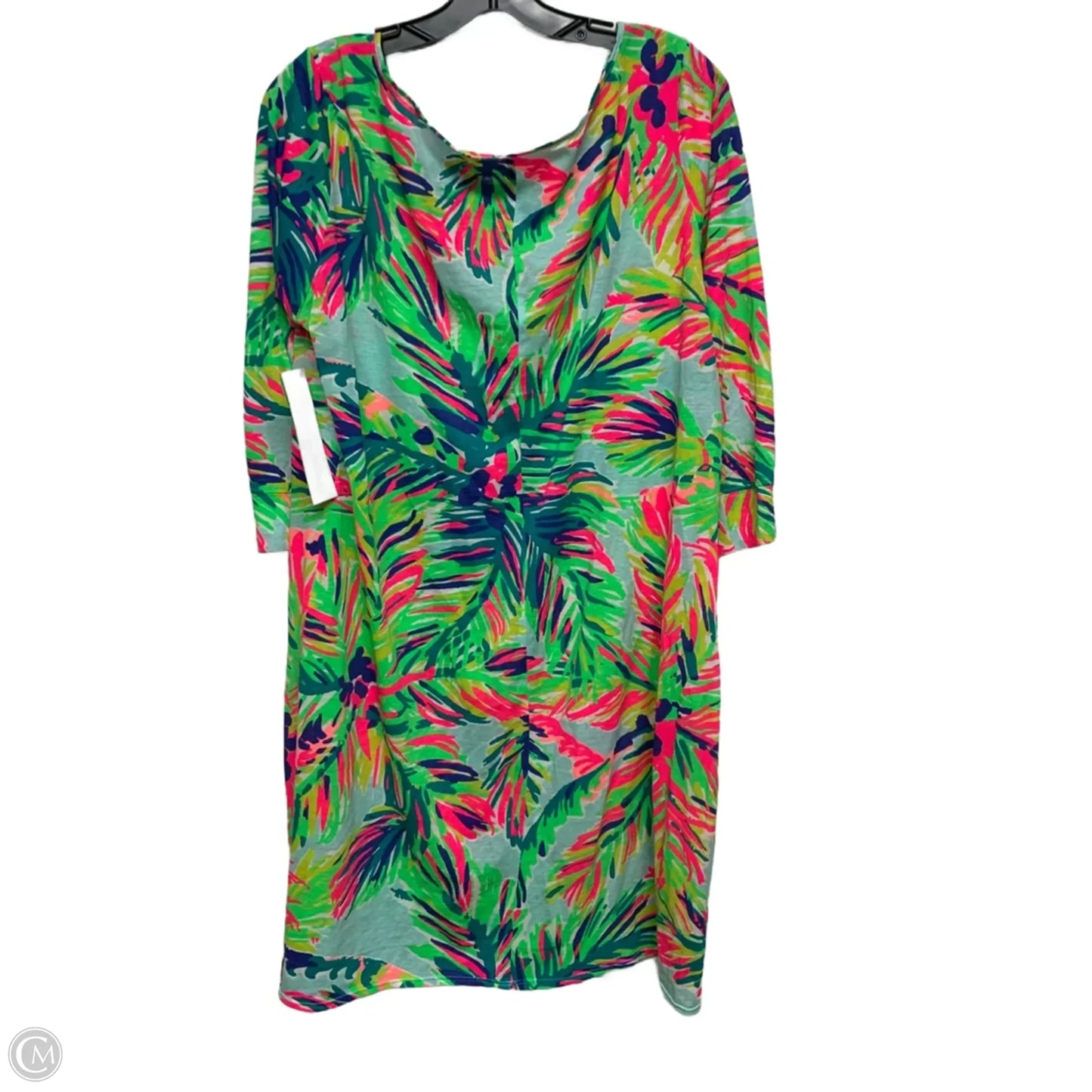 Dress Designer By Lilly Pulitzer In Blue & Green, Size: Xl