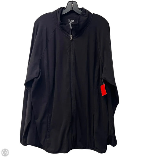 Athletic Jacket By Tek Gear In Black, Size: 3x