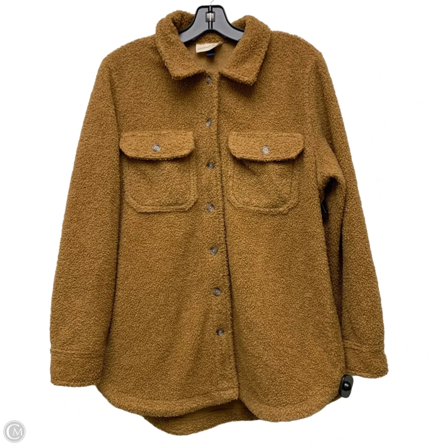 Jacket Faux Fur & Sherpa By Universal Thread In Tan, Size: S