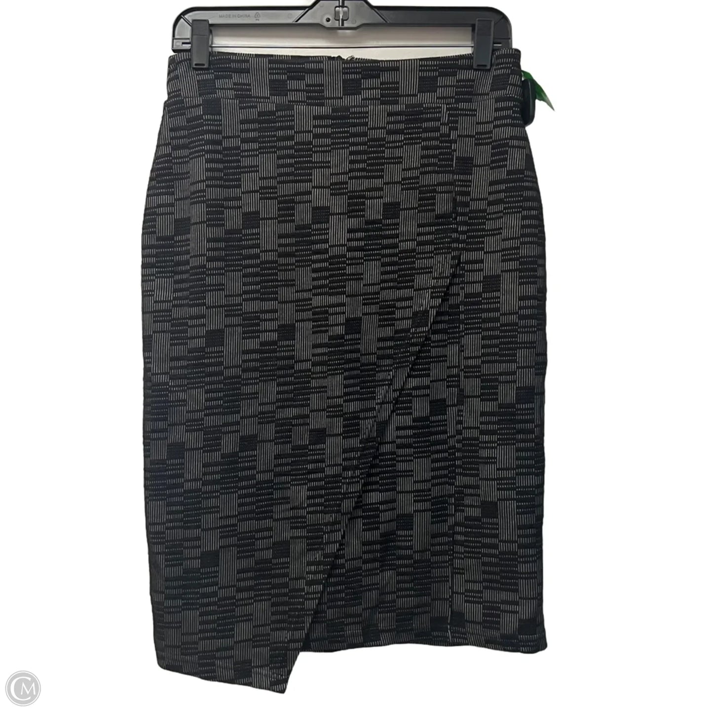 Skirt Midi By Maeve In Black & Grey, Size: S