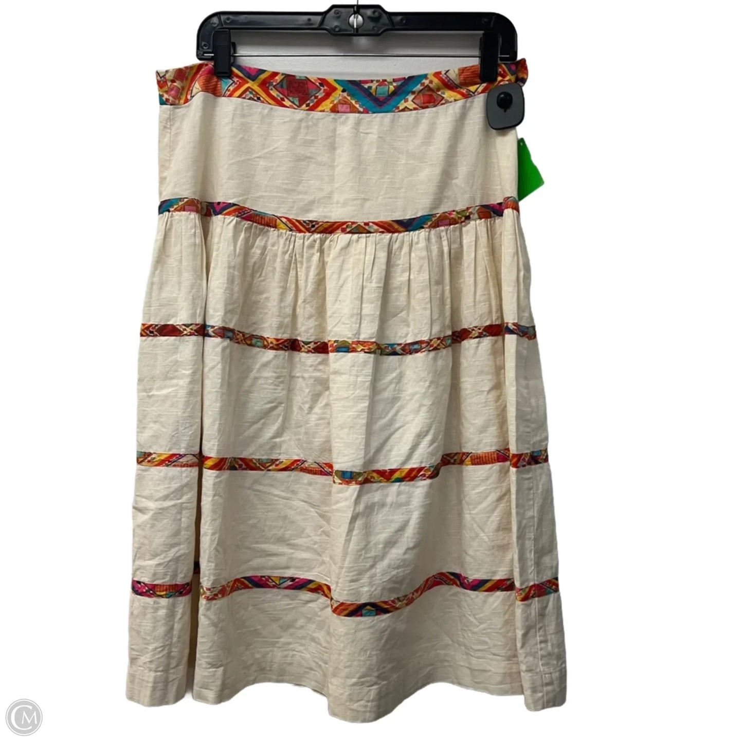 Skirt Midi By Matta In Cream, Size: M