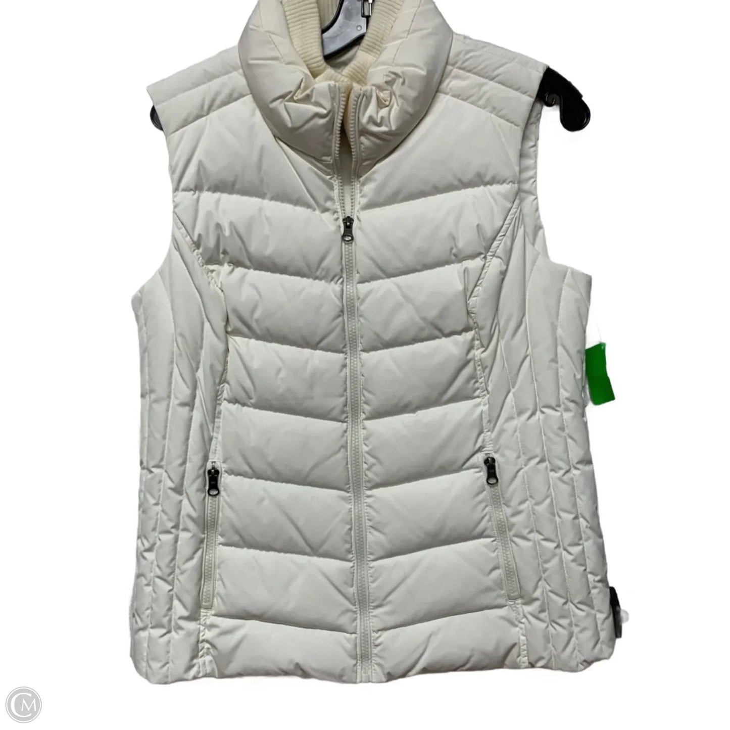 Vest Puffer & Quilted By Bass In White, Size: M