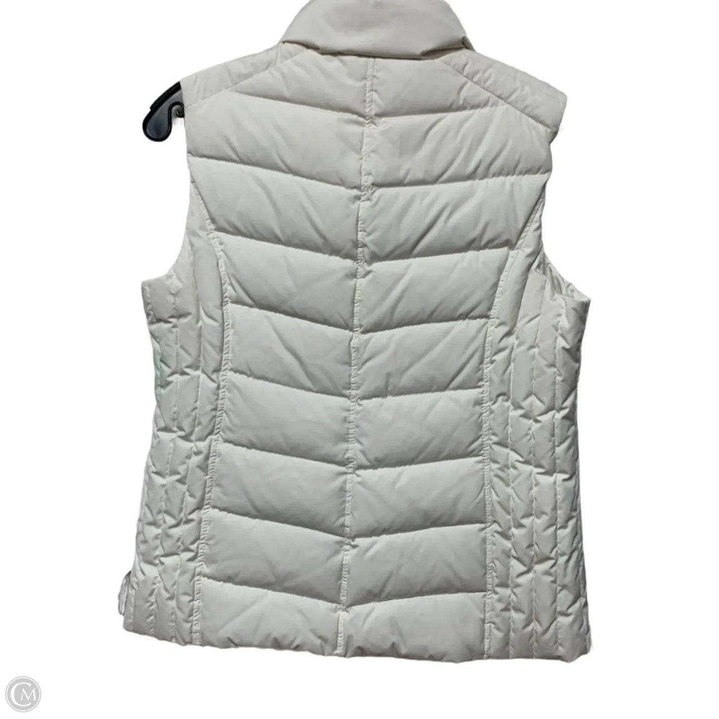 Vest Puffer & Quilted By Bass In White, Size: M