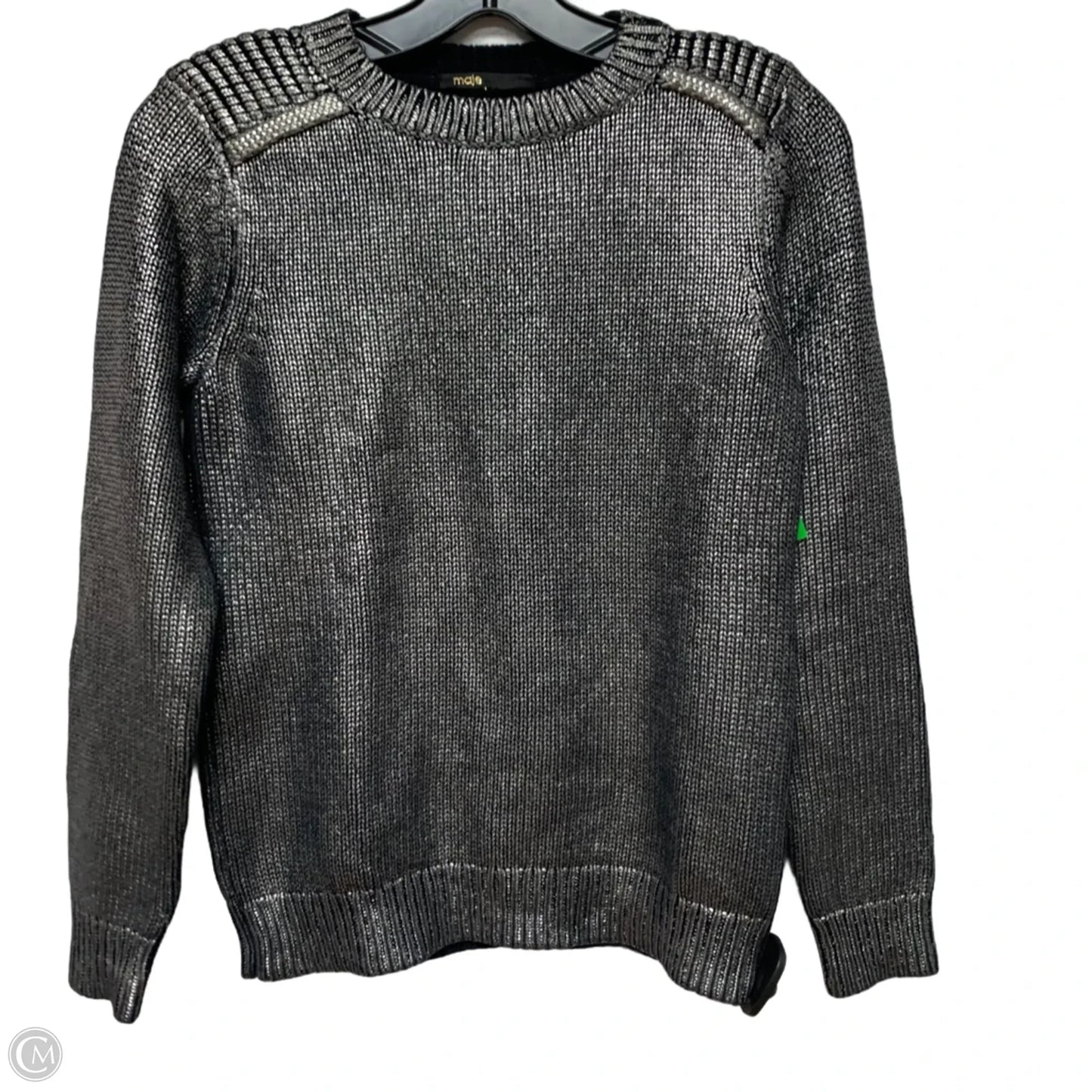 Sweater By maje In Blue & Silver, Size: S