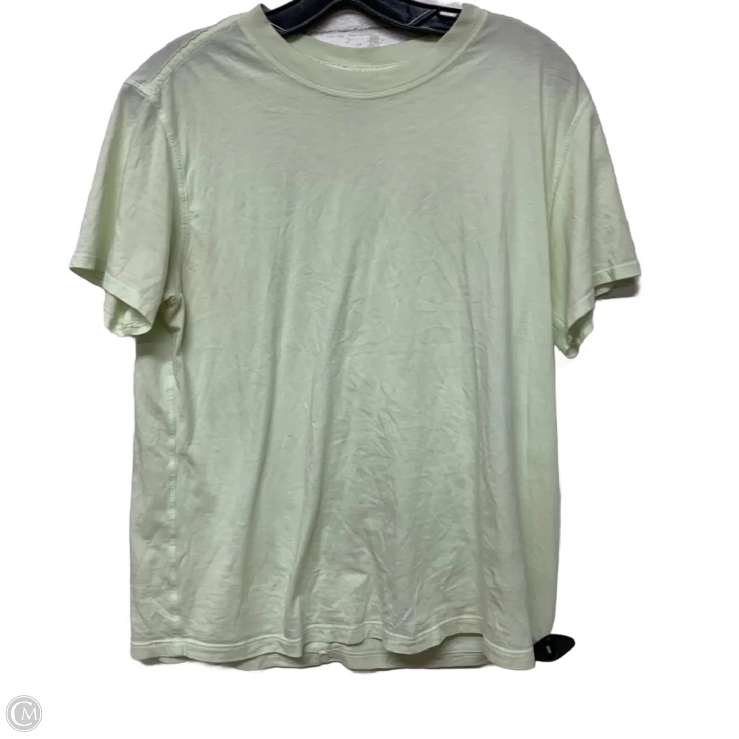 Athletic Top Short Sleeve By Lululemon In Green, Size: S