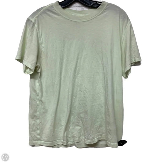 Athletic Top Short Sleeve By Lululemon In Green, Size: S