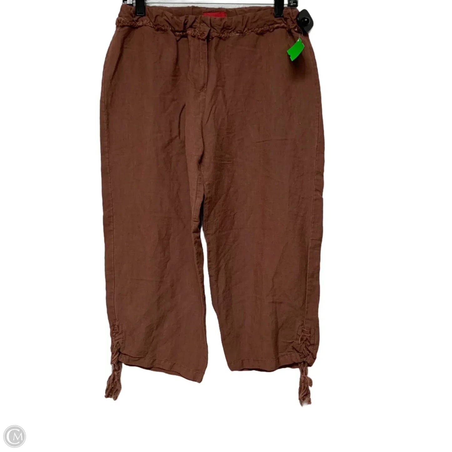 Pants Wide Leg By Miss Lili In Brown, Size: L