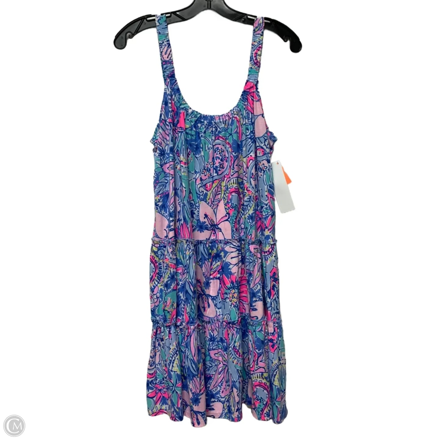 Dress Designer By Lilly Pulitzer In Blue & Pink, Size: M