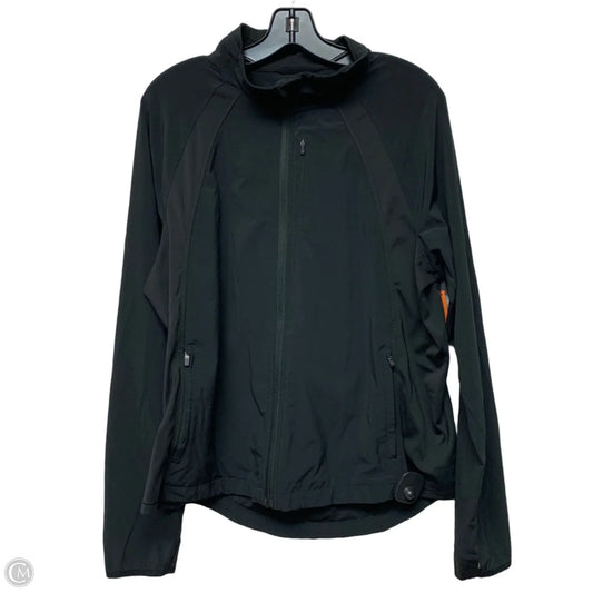 Athletic Jacket By Athleta In Black, Size: L