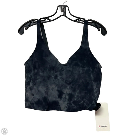 Athletic Tank Top By Lululemon In Blue & Grey, Size: L