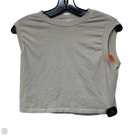 Top Sleeveless By Skims In Beige, Size: L