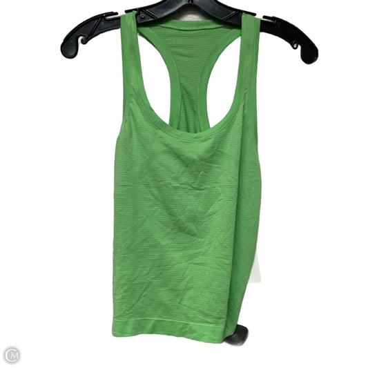 Athletic Tank Top By Lululemon In Green, Size: M