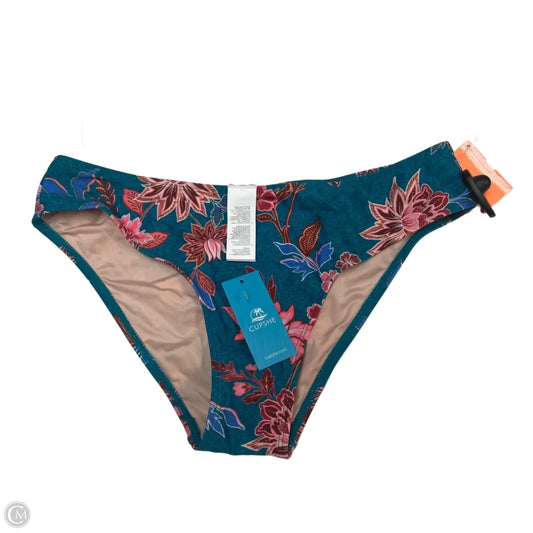 Swimsuit Bottom By Cupshe In Blue & Pink, Size: M