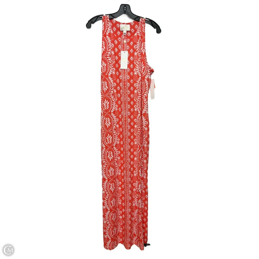 Dress Designer By Lilly Pulitzer In Orange & White, Size: M