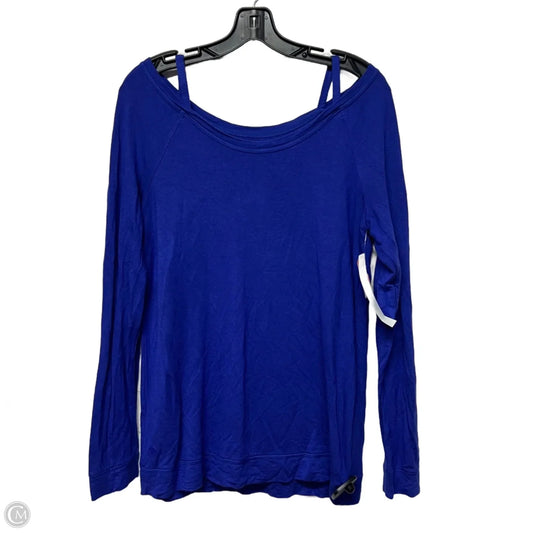 Top Long Sleeve Designer By Lilly Pulitzer In Blue, Size: M
