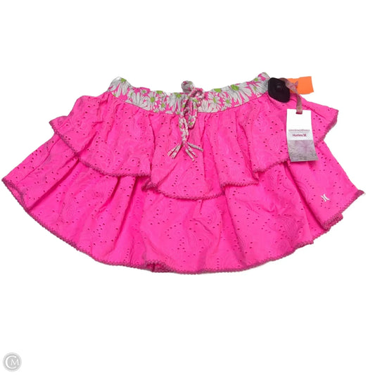 Swimsuit Bottom By Hurley In Pink & White, Size: Xs